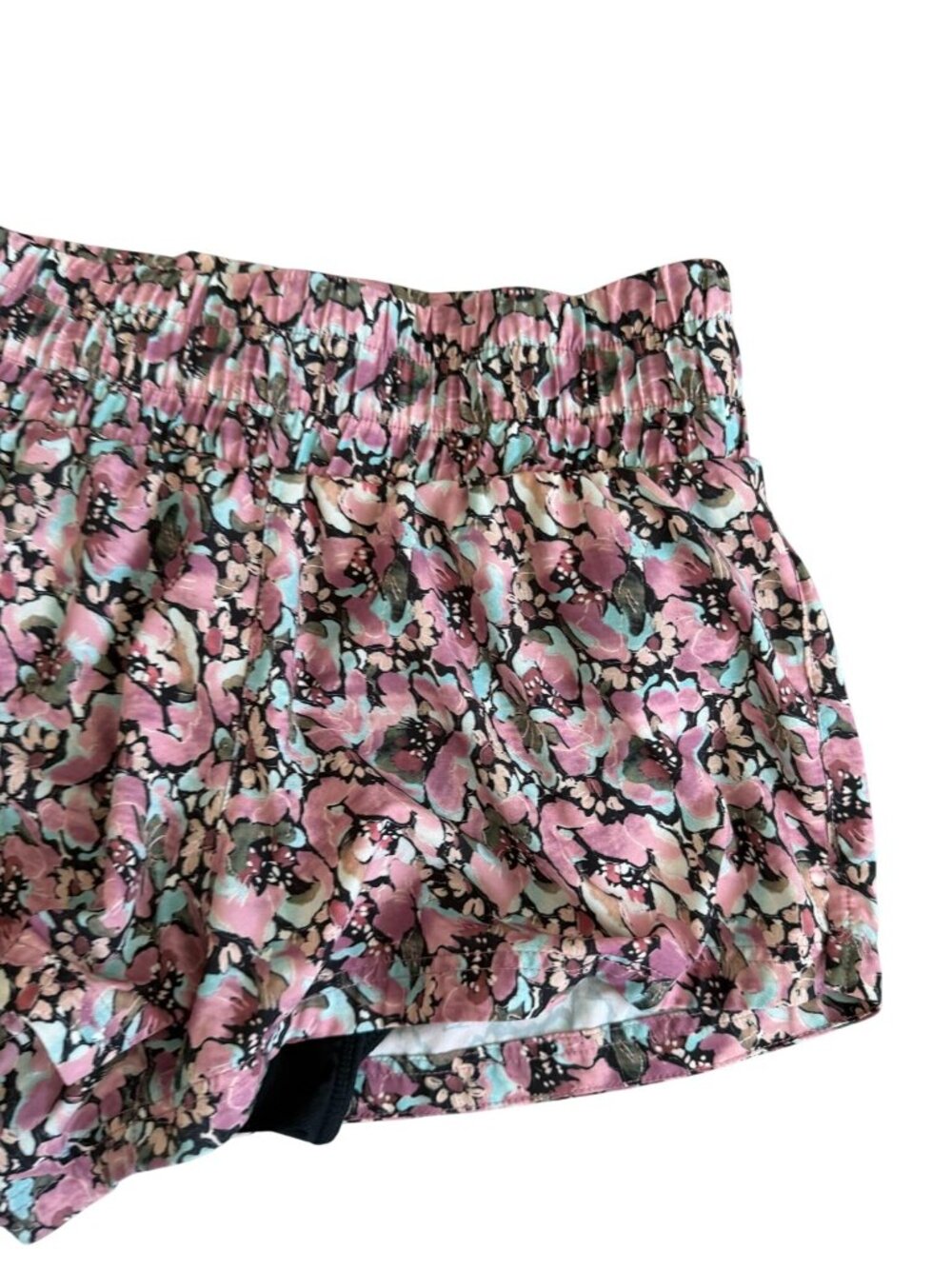 VARLEY Pink Floral Active Shorts Size XXS - Picture 3 of 7